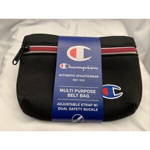 Champion Adjustable Fanny Pack Black /Red/Blue-
